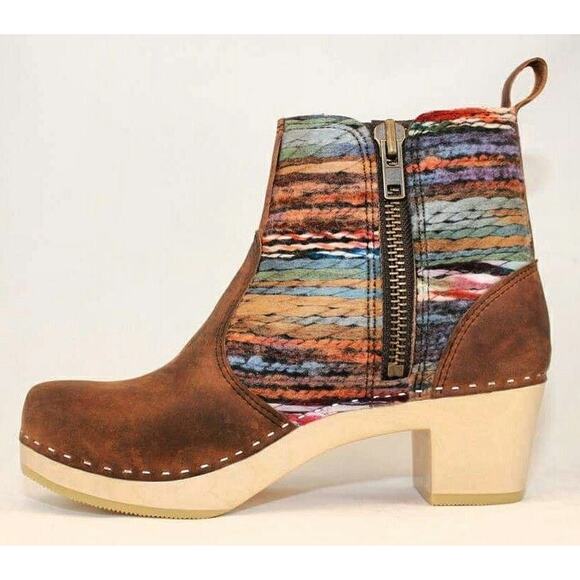 Scandic Shoes - Scandic Edith Hippie Yarn Clog Boots